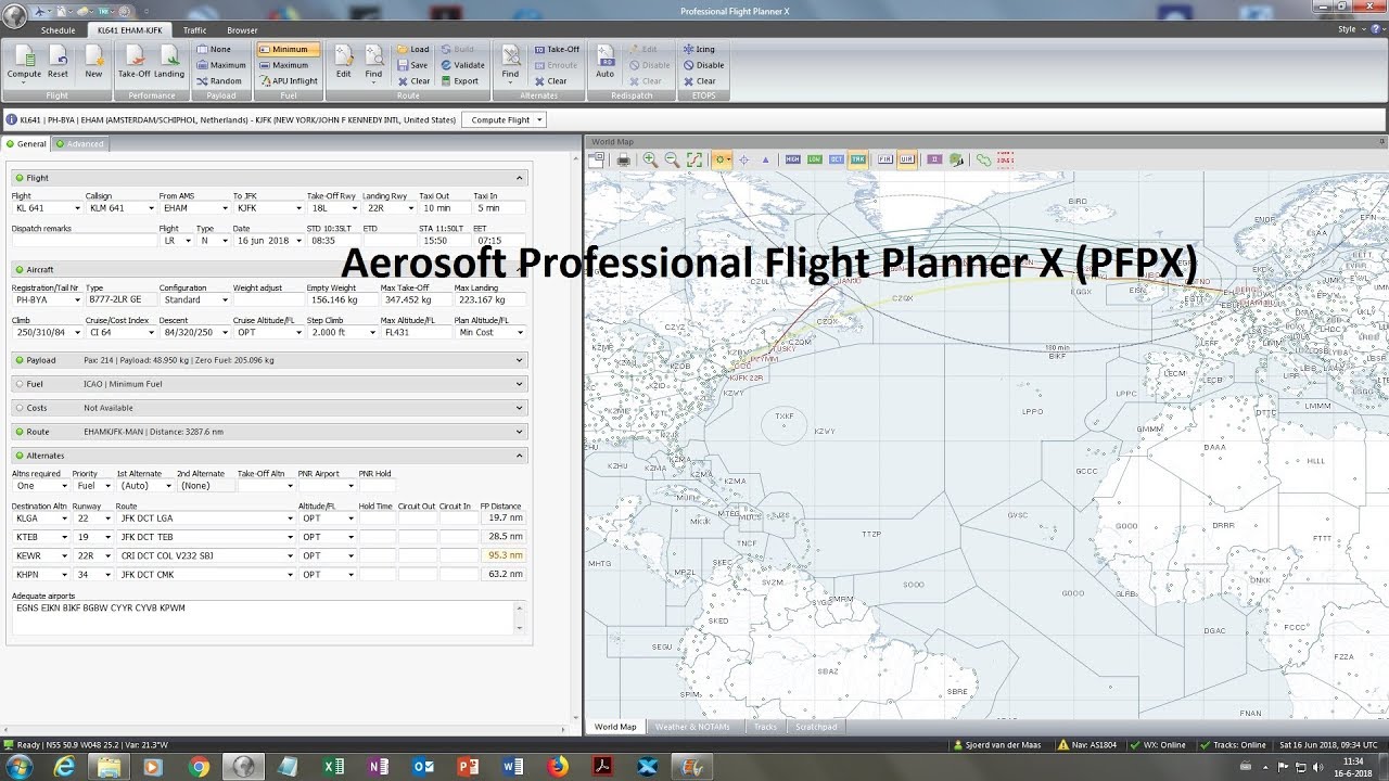 pfpx flight planner free